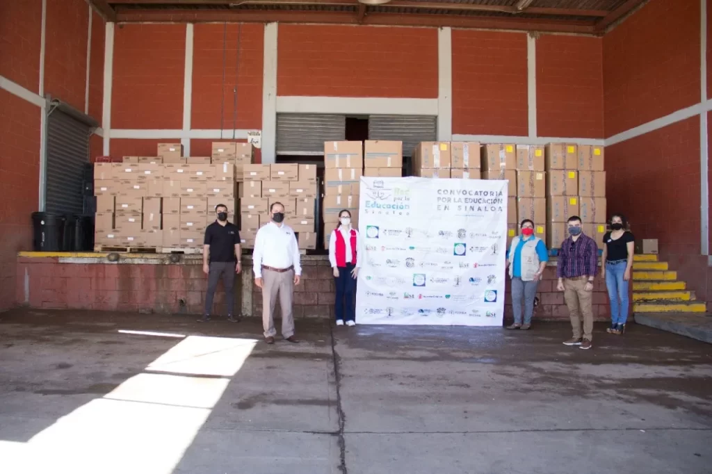 Entrega de cubrebocas a la SEPyC